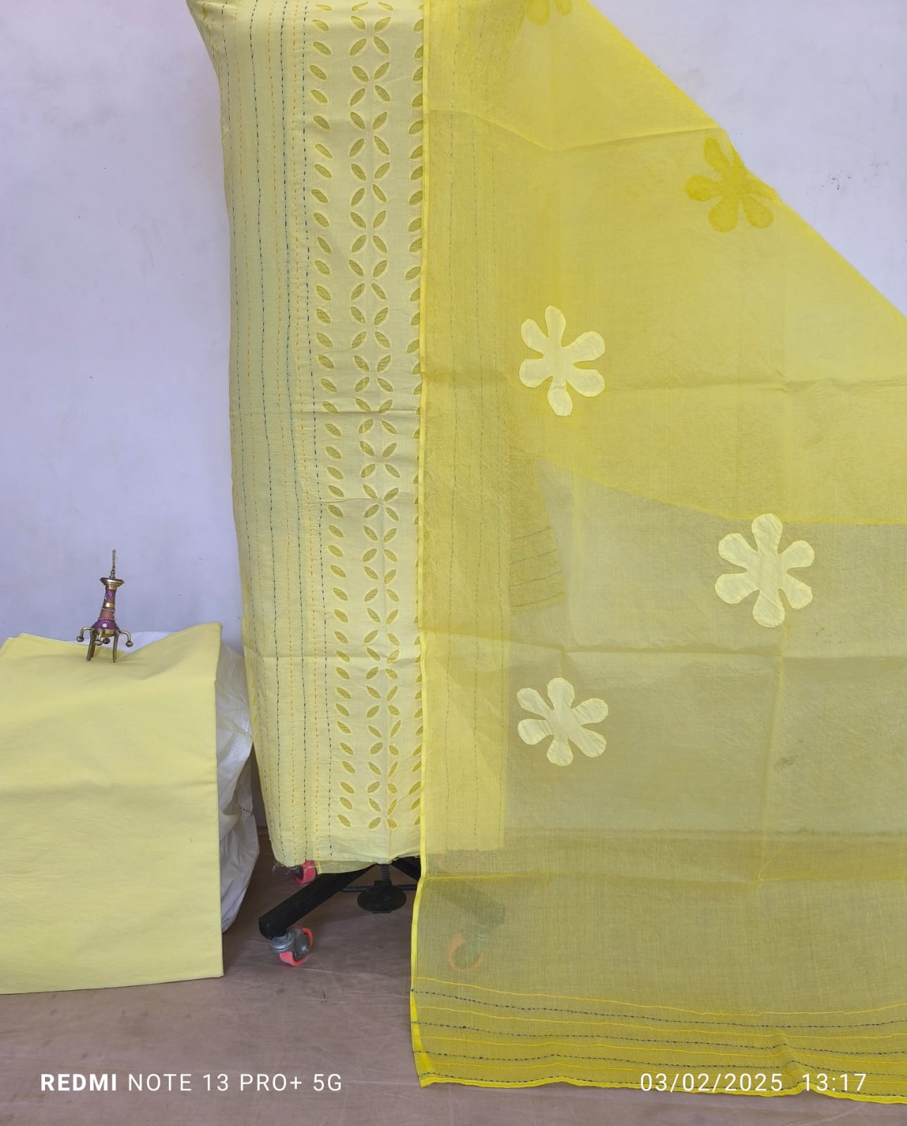 Applique with kantha work